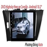 DVD Highsky theo xe Corolla 2014 | Android | Màn 10.2''